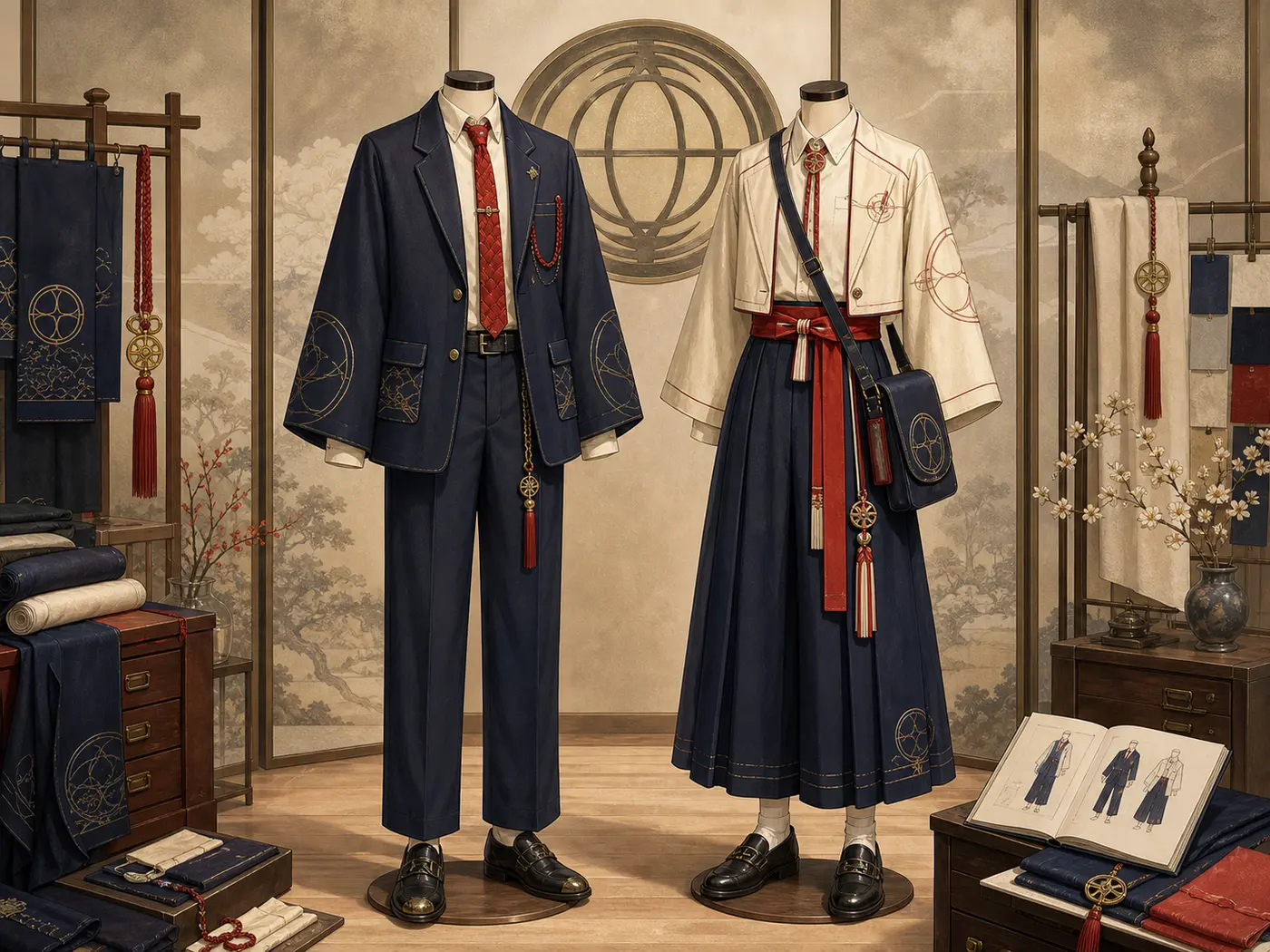 東方大學冬季與夏季制服展示